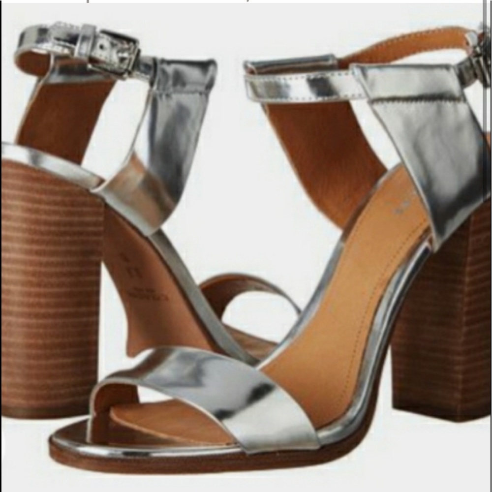 coach block sandal